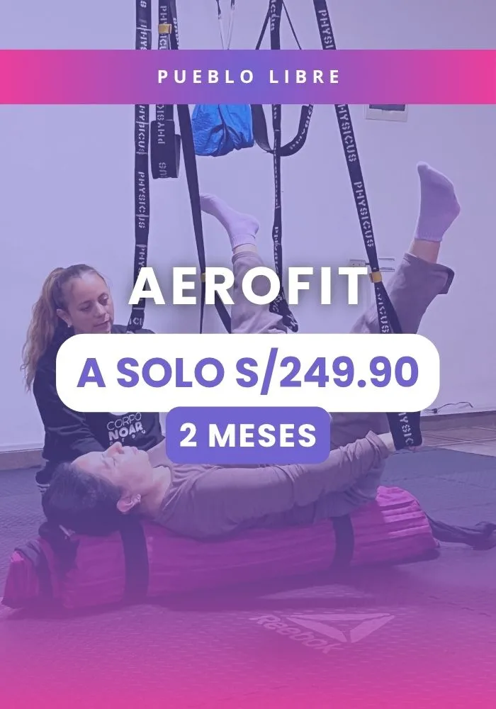 Promoción de AeroFit para la sede de Pueblo Libre