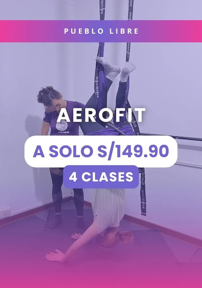 Promoción de AeroFit para la sede de Pueblo Libre