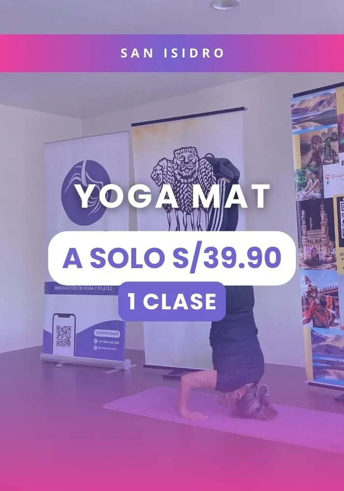 Promoción de Yoga para la sede de San Isidro